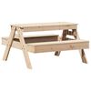 vidaXL Picnic Table for Kids 88x97x52 cm Solid Wood Pine