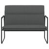 vidaXL Bench Dark Grey 100x64x80 cm Fabric