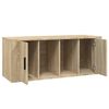 vidaXL TV Cabinet Sonoma Oak 100x35x40 cm Engineered Wood
