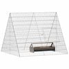 vidaXL Chicken Cage Silver 110 x 100 x 85 cm Galvanised Steel