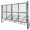 vidaXL Garden Mesh Gate Fence Door Wall Grille 300x175 cm