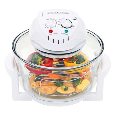 vidaXL Halogen Convection Oven with Extension Ring 1400 W 17 L