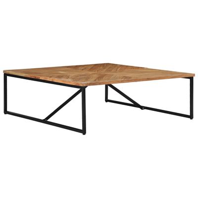vidaXL Coffee Table 110x110x36 cm Solid Acacia Wood