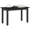 vidaXL Coffee Table Black Oak 60 x 30 x 36 cm Engineered Wood