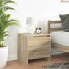 vidaXL Bedside Cabinets 2 pcs Sonoma Oak 45x34x44.5 cm Engineered Wood