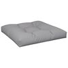 vidaXL Pallet Cushions 2 pcs Grey Fabric