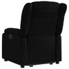 vidaXL Electric Massage Recliner Chair Black Faux Leather