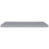 vidaXL Floating Wall Shelves 2 pcs Grey 90x23.5x3.8 cm MDF