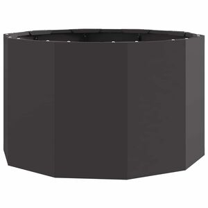 vidaXL Planter Black 60 x 60 x 35 cm Steel