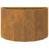 vidaXL Planter Rusty 60 x 30 x 35 cm Weathering Steel