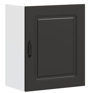vidaXL Kitchen Wall Cabinet "Kalmar" Black Engineered Wood