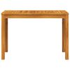 vidaXL Garden Dining Table 110x55x75 cm Solid Wood Acacia