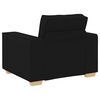 vidaXL Sofa Chair Black 100x78x84 cm Fabric