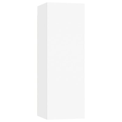 vidaXL 3 Piece TV Cabinet Set White Engineered Wood