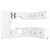 vidaXL 14 Piece Kitchen Cabinet Set Kalmar White Engineered Wood