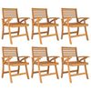 vidaXL Garden Chairs 6 pcs 58x58x87 cm Solid Wood Acacia