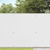 vidaXL Garden Fence Double-Sided White 1.8x3 m PVC