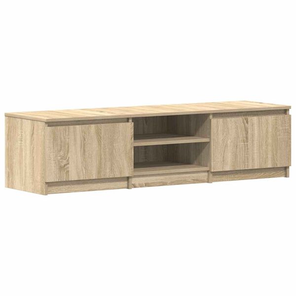 vidaXL TV Cabinet Sonoma Oak 140x40x35.5 cm Engineered Wood