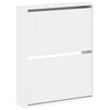 vidaXL Wall-Mounted Shoe Cabinet ARNHEM 71 x 17 x 86 cm White