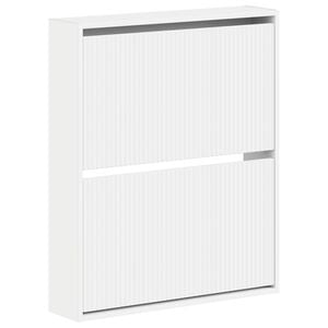 vidaXL Wall-Mounted Shoe Cabinet ARNHEM 71 x 17 x 86 cm White