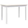 vidaXL Dining Table | White and Brown