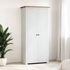 vidaXL Wardrobe White 80x50x171.5 cm Solid Pine Panama Range