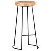 vidaXL Bar Stools 2 pcs Solid Acacia Wood