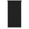 vidaXL Outdoor Roller Blind 120x230 cm Black