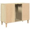 vidaXL Sink Cabinet Sonoma Oak 80x33x60 cm Engineered Wood