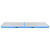 vidaXL Inflatable Gymnastics Mat with Pump 500x100x10 cm PVC Blue
