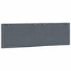 vidaXL Headboard Cushion "Hanko" Dark Grey 152 cm Queen Velvet