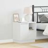 vidaXL Bedside Cabinet 2 pcs White 50 x 34.5 x 50 cm Engineered wood