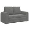 vidaXL Sofa Bed 60cm Dark Grey Velvet