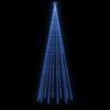 vidaXL Christmas Tree with Spike Blue 732 LEDs 500 cm