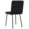 vidaXL Dining Chairs 6 pcs Black Velvet