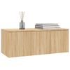 vidaXL TV Cabinet Sonoma Oak 80x34x30 cm Engineered Wood