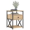 vidaXL Bedside Cabinets 2 pcs Sonoma Oak 40x42x55 cm Engineered Wood
