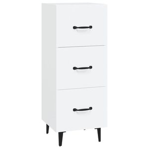 vidaXL Sideboard | White | Engineered wood, iron | Medium | Sideboard