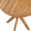 vidaXL Side Table Brown 70 x 70 x 75 cm Solid Teak Wood