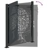 vidaXL Garden Gate 100x150 cm Corten Steel Tree Design