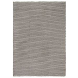 vidaXL Rug Rectangular Grey 80x160 cm Cotton