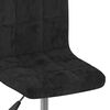 vidaXL Swivel Dining Chairs 2 pcs Black Velvet