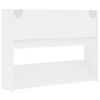 vidaXL Wall Shoe Cabinet White 80x18x60 cm Engineered Wood