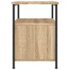 vidaXL Bedside Cabinet Sonoma Oak 34x35.5x50 cm Engineered Wood