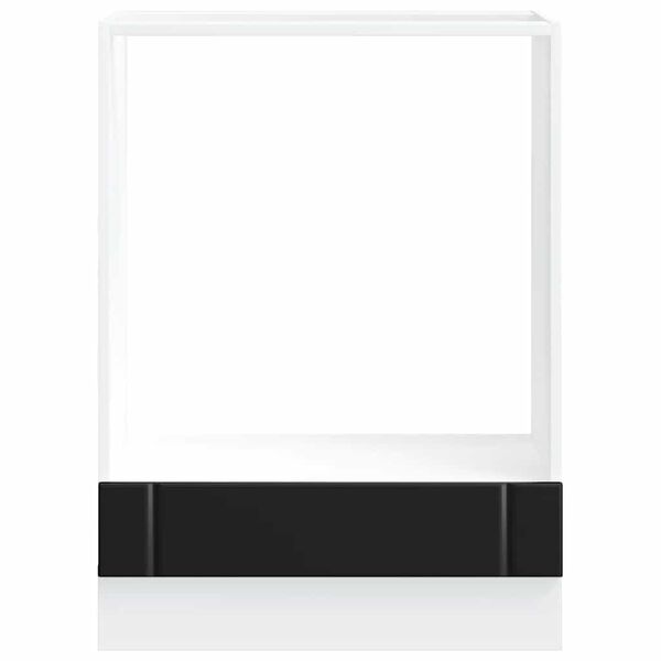 vidaXL Oven Cabinet Lucca Black Engineered Wood