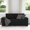 vidaXL 2-Seater Sofa&nbsp;Black 180x77x82 cm Fabric