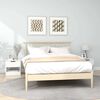 vidaXL Bedside Cabinets 2 pcs High Gloss White Engineered Wood