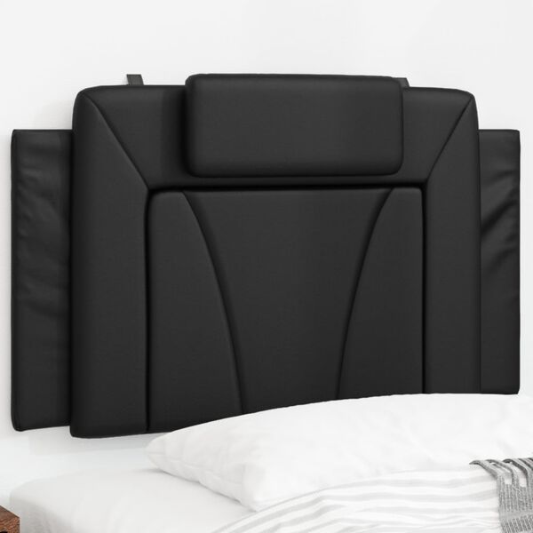 vidaXL Headboard Cushion "Viana" Black 90 cm Faux Leather