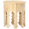 vidaXL Side Table Ø48 cm Solid Mango Wood