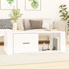 vidaXL Coffee Table High Gloss White 100x50.5x35 cm Engineered Wood